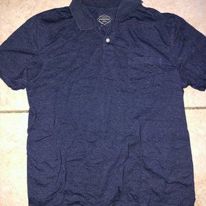 ST JOHNS BAY POLO SHIRT BLUE SIZE M VINTAGE Short Sleeve Pocket